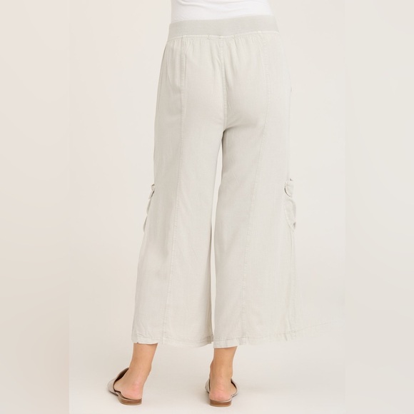 XCVI WEARABLES TWILL FAULKNER CROP - Picture 4 of 5